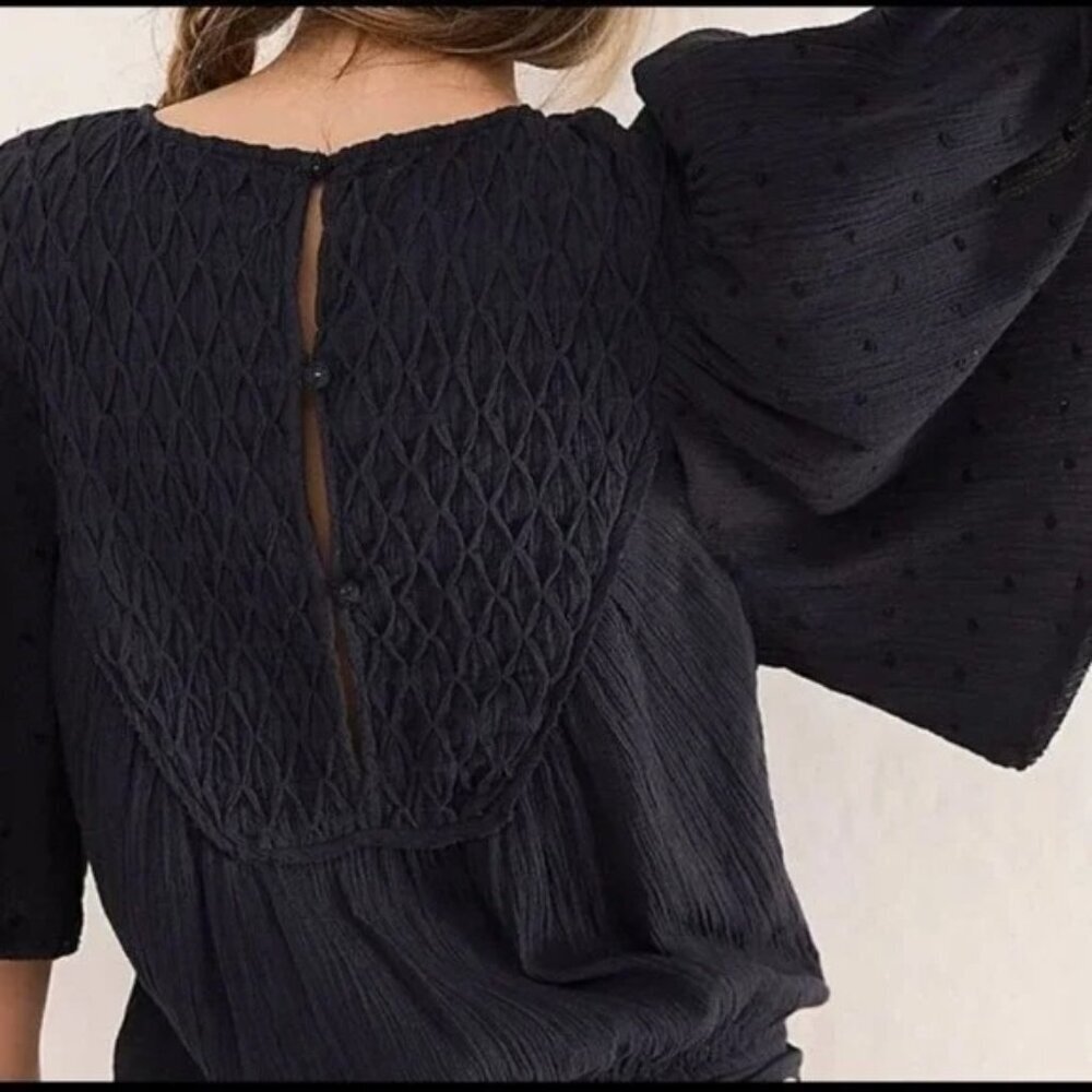 Free People Perfect Catch Black Thong Bodysuit - Picture 7 of 8